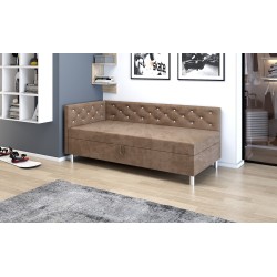 Princess – Schlafsofa mit Kopf- und Seitenteil und Bettkasten