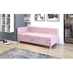 Princess – Schlafsofa mit Kopf- und Seitenteil und Bettkasten