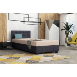 Olaf mit Kopfteil – Schlafsofa und Bett mit Bettkasten