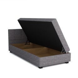 Adel mit Kopfteil – Schlafsofa und Bett mit Bettkasten