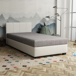 Adel mit Kopfteil – Schlafsofa und Bett mit Bettkasten