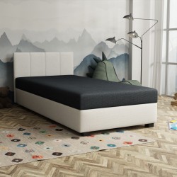 Adel mit Kopfteil – Schlafsofa und Bett mit Bettkasten