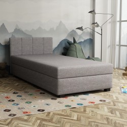 Adel mit Kopfteil – Schlafsofa und Bett mit Bettkasten