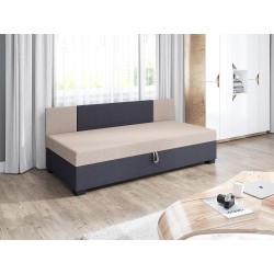 Erik mit Seitenteil – Schlafsofa und Bett mit Bettkasten