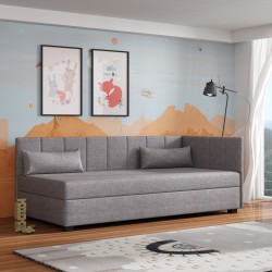 Adel – Schlafsofa mit Kopf- und Seitenteil und Bettkasten