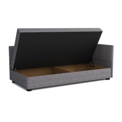 Adel – Schlafsofa mit Kopf- und Seitenteil und Bettkasten
