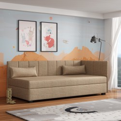 Adel – Schlafsofa mit Kopf- und Seitenteil und Bettkasten