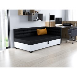 Olaf – Schlafsofa mit Kopf- und Seitenteil und Bettkasten