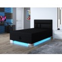 Astrid LED mit Kopfteil – Kontinentalbett mit Bettkasten