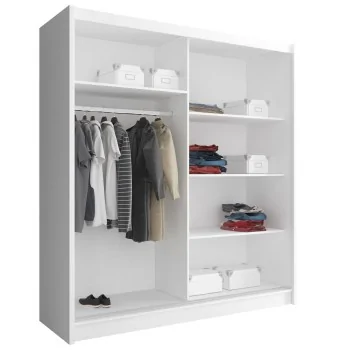 Garderobe Maja 1 mit Spiegel 180 cm graphit