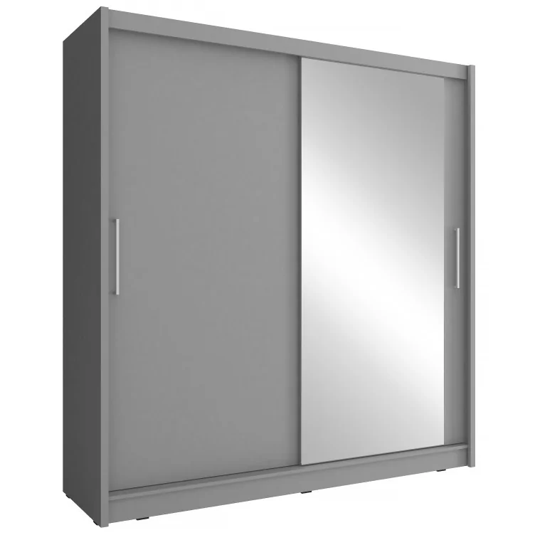 Garderobe Maja 1 mit Spiegel 180 cm graphit