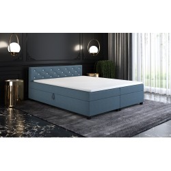 Princess 140x200 Petrol – Polsterbett mit Bettkasten