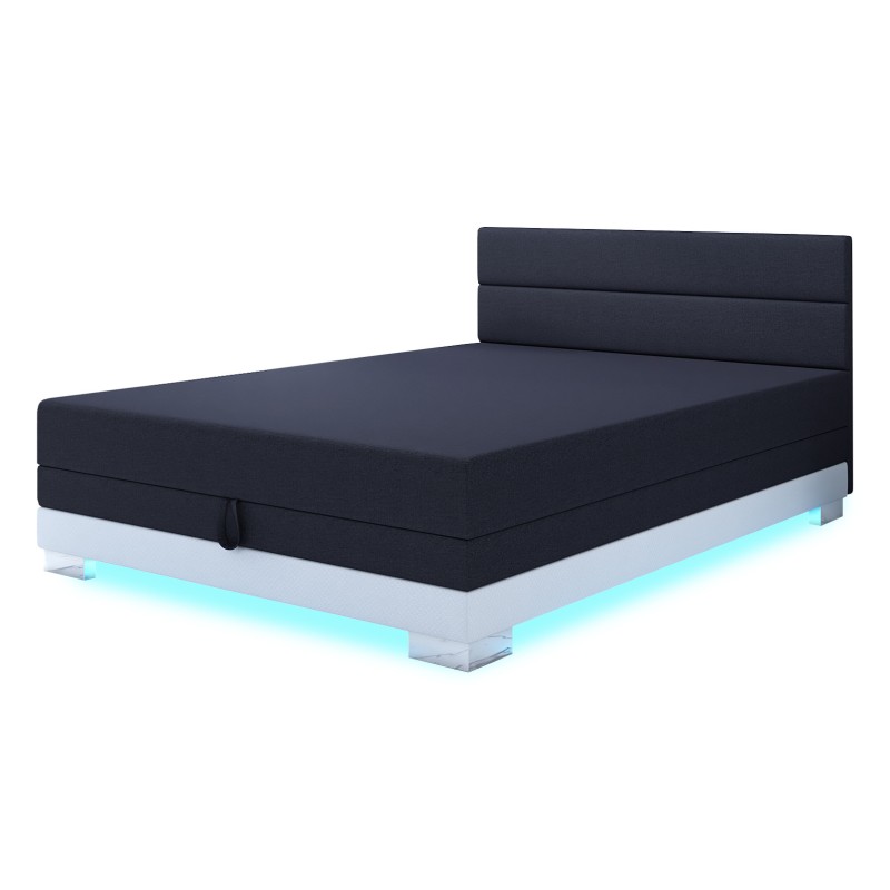 Torin 130x200 Graphit – Polsterbett mit Bettkasten
