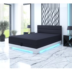 Torin 130x200 Graphit – Polsterbett mit Bettkasten