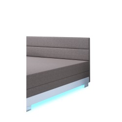 Torin 140x200 Goldbeige – Polsterbett mit Bettkasten