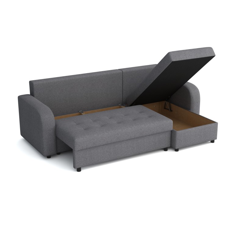 Kelly+ – Ecksofa mit Schlaffunktion und Bettkasten