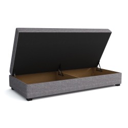 Iwo 110x195 – Schlafsofa und Bett mit Bettkasten