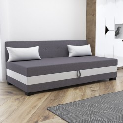 Zoja 80x195 mit Seitenteil – Schlafsofa und Bett mit Bettkasten