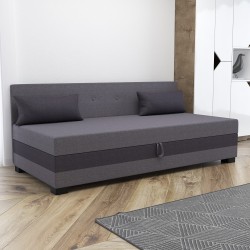 Zoja 120x195 mit Seitenteil – Schlafsofa und Bett mit Bettkasten