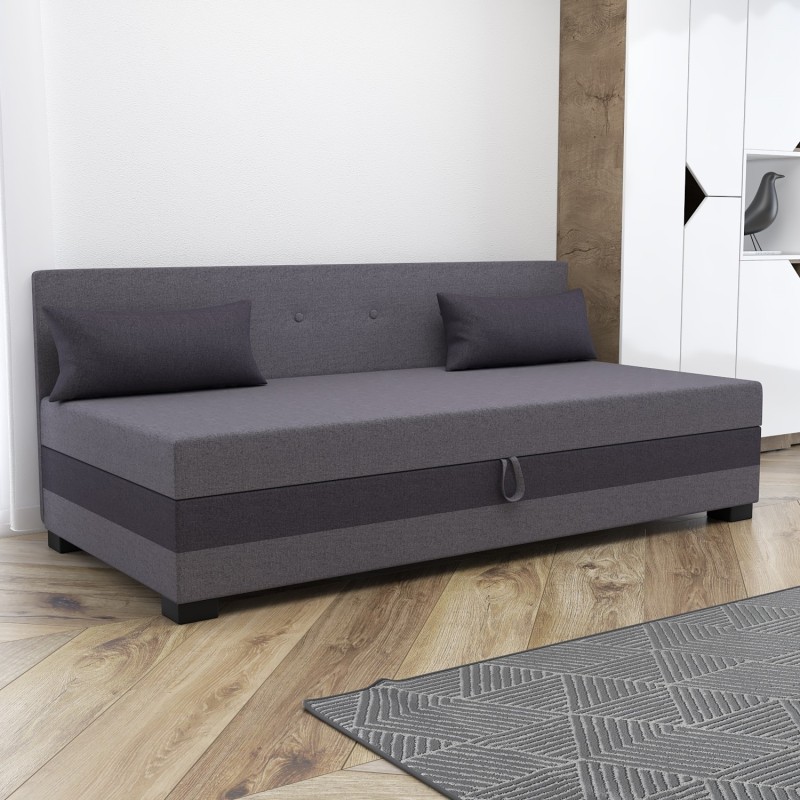 Zoja 120x195 mit Seitenteil – Schlafsofa und Bett mit Bettkasten