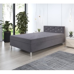 Princess 80x200 mit Kopfteil – Schlafsofa und Bett mit Bettkasten