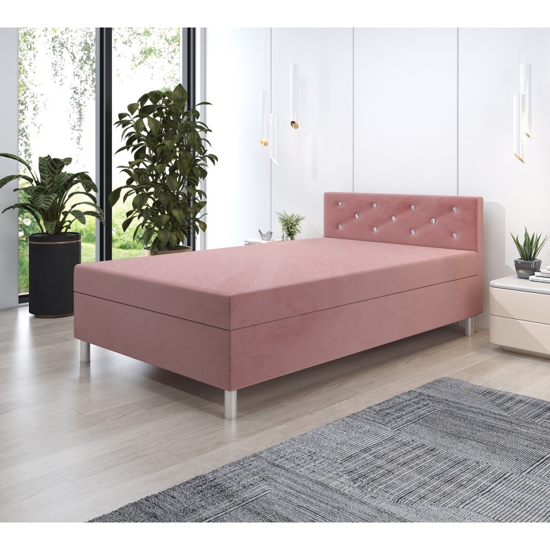 Princess 100x200 mit Kopfteil – Schlafsofa und Bett mit Bettkasten