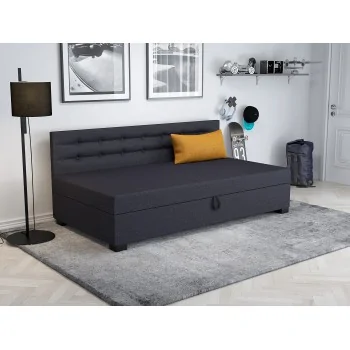 Junior-Einzelschlafsofa Olaf mit Seitenwand