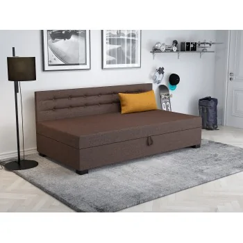 Junior-Einzelschlafsofa Olaf mit Seitenwand