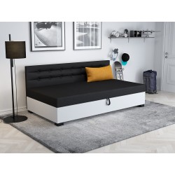 Olaf mit Seitenteil – Schlafsofa und Bett mit Bettkasten