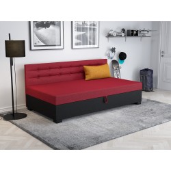Olaf mit Seitenteil – Schlafsofa und Bett mit Bettkasten