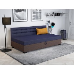 Olaf mit Seitenteil – Schlafsofa und Bett mit Bettkasten