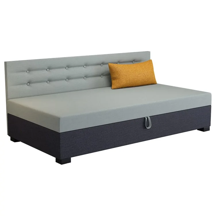 Junior-Einzelschlafsofa Olaf mit Seitenwand