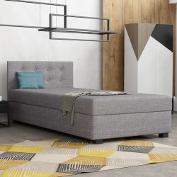 Olaf mit Kopfteil – Schlafsofa und Bett mit Bettkasten