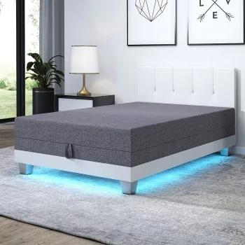 Kontinentales Schlafsofa mit Led-Beleuchtung Luiza