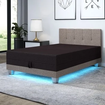 Kontinentales Schlafsofa mit Led-Beleuchtung Luiza