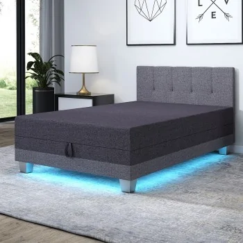 Kontinentales Schlafsofa mit Led-Beleuchtung Luiza