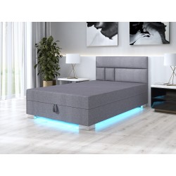 Astrid – Kontinentalbett mit Bettkasten und LED-Beleuchtung