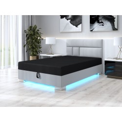 Astrid – Kontinentalbett mit Bettkasten und LED-Beleuchtung