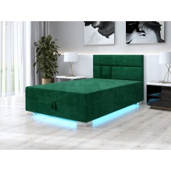 Astrid – Kontinentalbett mit Bettkasten und LED-Beleuchtung