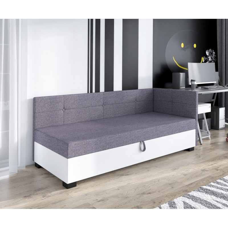 Dylan – Schlafsofa mit Kopf- und Seitenteil und Bettkasten