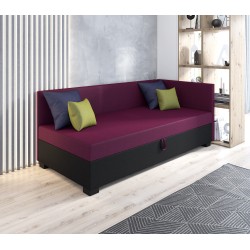 Bob – Schlafsofa mit Kopf- und Seitenteil und Bettkasten