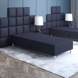 Eliot 80x195 im skandinavischen Stil – Hotelbett mit Bettkasten