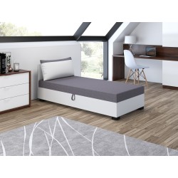 Uma mit Kopfteil – Schlafsofa und Bett mit Bettkasten
