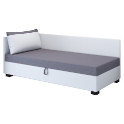 Uma – Schlafsofa mit Kopf- und Seitenteil und Bettkasten