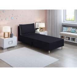 Inge mit Kopfteil – Schlafsofa und Bett mit Bettkasten