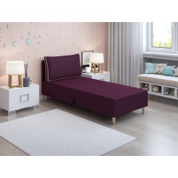 Inge mit Kopfteil – Schlafsofa und Bett mit Bettkasten