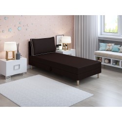 Inge mit Kopfteil – Schlafsofa und Bett mit Bettkasten