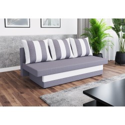 Inka – Schlafsofa mit Schlaffunktion und Bettkasten