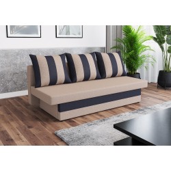 Inka – Schlafsofa mit Schlaffunktion und Bettkasten