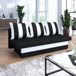 Inka – Schlafsofa mit Schlaffunktion und Bettkasten